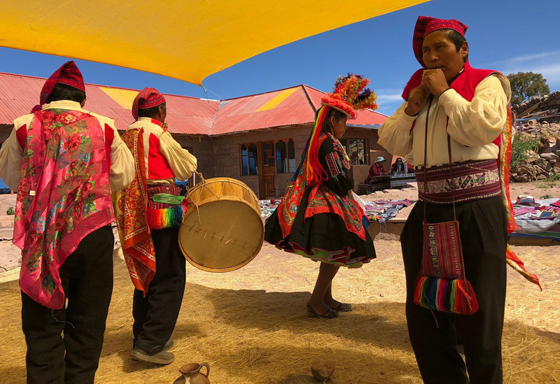 Local Tribe Taquile Titikaka