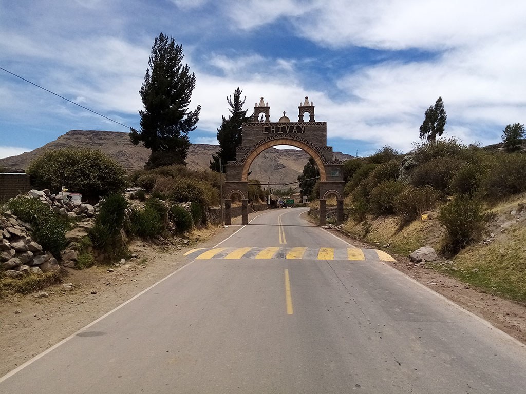 Chivay Entrance Canyon Colca
