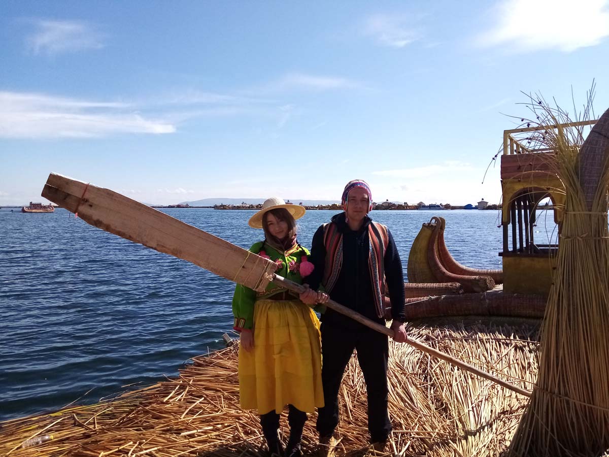 Titikaka lake Tribe Uros