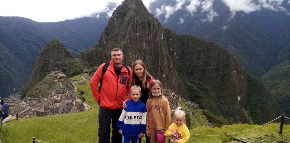 Machu Picchu with client